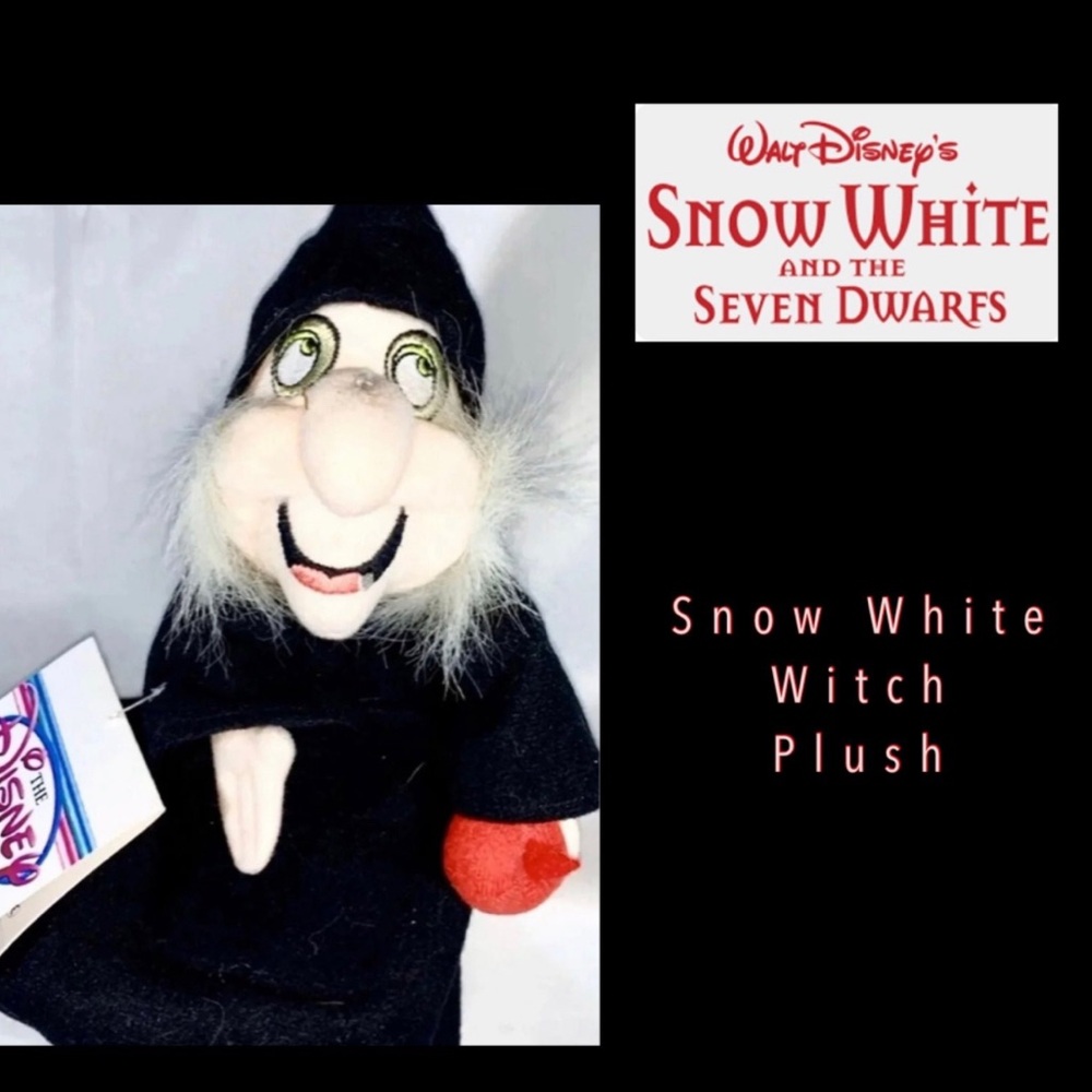 Disney Vintage Snow White Wicked Witch plus doll, NWT